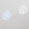 36 inch LED Lighted Bathroom Wall Mounted Mirror with High Lumen+Anti-Fog Separately Control