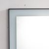 36 inch LED Lighted Bathroom Wall Mounted Mirror with High Lumen+Anti-Fog Separately Control