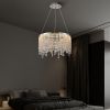 15.7-inch Fancy hanging ceiling lamps luxury modern pendant light crystal chandelier