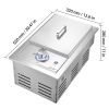 Single Grilling Side Burner, 17,000BTU Liquid Propane Side Burner for Outdoor Kitchen, Convertible to Natural Gas