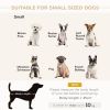 PawHut Luxury Dog Bed for Small Dogs, Hidden Storage, 3" Foam Cushion, Modern Pet Sofa, Black