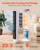 40" Oscillating Tower Fan 24H Timer 23.3 ft/s High Velocity with Remote Control