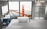 60 in. W x 76 in. HSliding Frameless Shower Door in Matte Black with Clear Glass