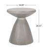 Outdoor LightWeight Concrete Side Table,MGO End Table