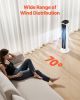 40" Oscillating Tower Fan 24H Timer 23.3 ft/s High Velocity with Remote Control