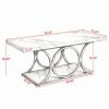 Modern Coffee Table with Easy to Clean and Waterproof Melamine for Living Room