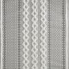 Cotton Printed Shower Curtain with Chenille