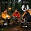 Folding picnic table, camping table, outdoor table, coffee table, black