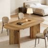 Living room dining table, oval dining table, kitchen dining table, central table, coffee table
