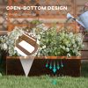 Outsunny Wooden Vertical Trellis Planter, Garden Delights for Vegetables, Herbs, and Flowers