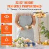 VEVOR 20PCS 58cm/22.83' Wedding Flower Vase Metal Gold Floral Stand for Table