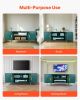VEVOR TV Stand for TVs up to 75 in Modern Entertainment Center with Glass Doors