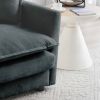 3 Piece Sofa Set Oversized Sofa Comfy Sofa Couch, 2 Pieces of 2 Seater and 1 Piece of 3 Seater Sofa for Living Room, Deep Seat Sofa Gray Chenille