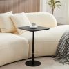 MDF with metal feet, square, located in living space and lounge area, coffee table, computer desk, black, 15.74"D x23.77"H
