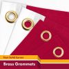 Combo Pack American USA Flag 3x5 Ft and Florida FL State Flag 3x5 Ft Both Printed 150D Polyester 4 Corner Brass Grommets Perfect For Balcony Wall