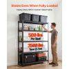 Storage Shelves, 5-Tier Adjustable, 2500 lbs Capacity, Heavy Duty Garage Storage Shelving Unit, Metal Utility Rack Shelf
