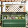 Flower pot box, elevated garden bed, planting box, planting bed, green