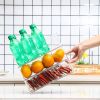 6 Pack Clear Refrigerator Organizer Bins, 10 Inch Food Storage Containers for Fridge, Freezer, Pantry and Cabinets