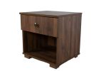 Queen Upholstered Bed With 2 Nightstands