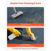 Front Door Mat, 6 x 4 ft Commercial Floor Mat for Indoor and Outdoor, Industrial Entrance Carpet with PVC Backing