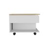 Luanda Lift Top Coffee Table, Casters, One Shelf