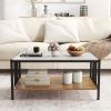 2 Tier Coffee Table with Sintered Stone Tabletop