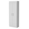 White 5-Shelf Storage Pantry Cabinet