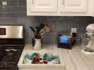 NEW Mastiff and Santa Claus Glass Cutting Board Decorative Tempered Glass Kitchen Cutting and Serving Board Large Size Chopping Board