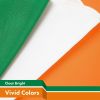Combo Pack American USA Flag 3x5 Ft and Ireland Irish Flag 3x5 Ft Both Printed 150D Polyester 4 Corner Brass Grommets Perfect For Balcony Wall