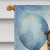 Collie Happy Birthday House Flag Large Porch Sleeve Pole Decorative Outside Yard Banner Artwork Wall Hanging, Polyester, House Size, Multicolor