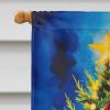 Raccoon Christmas House Flag Large Porch Sleeve Pole Decorative Outside Yard Banner Artwork Wall Hanging, Polyester, House Size, Multicolor