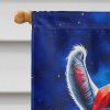 Llama Christmas House Flag Large Porch Sleeve Pole Decorative Outside Yard Banner Artwork Wall Hanging, Polyester, House Size, Multicolor