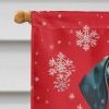 Dalmatian Holiday Christmas House Flag Large Porch Sleeve Pole Decorative Outside Yard Banner Artwork Wall Hanging, Polyester, House Size, Multicolor