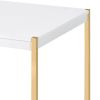 Otrac White & Gold Finish Coffee Table