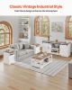 4 Piece Farmhouse Coffee Table Set with 66 in TV Stand & 2 End Tables