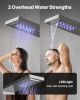 Shower Panel Tower System Stainless Steel Column Rainfall Waterfall Head 5 Modes