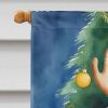 Vizsla Christmas Reindeer House Flag Large Porch Sleeve Pole Decorative Outside Yard Banner Artwork Wall Hanging, Polyester, House Size, Multicolor