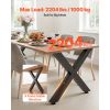 Table Legs, 29.5" H x 31.1" W Steel Furniture Legs, Modular Design, Easy Assembly, 2204 lbs Max Load Heavy Duty, for Home Office Desk