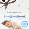 62 Inch wood Ceiling Fan no light with Remote Control, Low Profile Ceiling Fan without Light,Noiseless Reversible DC Motor with Timer