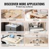 Plastic Table Cover, 36 x 54 Inch 1.5 mm Thick Clear Table Protector, Rectangle PVC Desk Mat, Waterproof & Easy Cleaning Desk Pad Tablecloth
