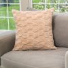 HGTV Art Deco Brushed Faux Fur Pillow Nomadic Desert 22 x 22 inches
