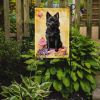Schipperke Happy Birthday Garden Flag Mailbox Flag Decorative Yard Flag Banner Outside Patio Artwork Yard Flower Beds, Garden Size, Multicolor