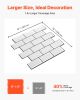 10Pcs Peel and Stick Backsplash 12x12x0.78 in Self-Adhesive Wall Tiles Tile-Look