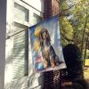 Afghan Hound Happy Birthday House Flag Large Porch Sleeve Pole Decorative Outside Yard Banner Artwork Wall Hanging, Polyester, House Size, Multicolor