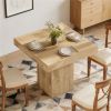 Square dining table, farmhouse style kitchen dining table, coffee table (table only)