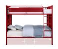 Cargo Red Finish Full/Full Bunk Bed