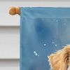 Maltipoo Happy Birthday House Flag Large Porch Sleeve Pole Decorative Outside Yard Banner Artwork Wall Hanging, Polyester, House Size, Multicolor