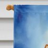 Shiba Inu Christmas Reindeer House Flag Large Porch Sleeve Pole Decorative Outside Yard Banner Artwork Wall Hanging, Polyester, House Size, Multicolor