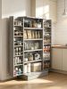 Freestanding Kitchen Pantry Cabinet, Kitchen Cabinet with 12 Door Shelves