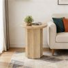 Round coffee table, wooden side table, sofa side table, tea table